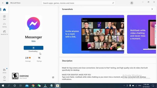 How to download messenger in Laptop