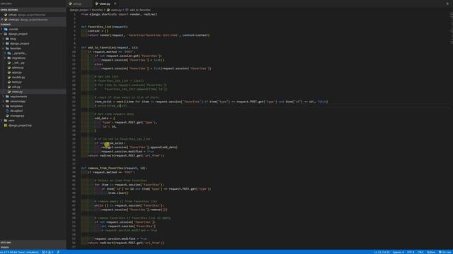 Добавить в избранное (Add to Favorites) с помощью Django Sessions смотреть онлайн