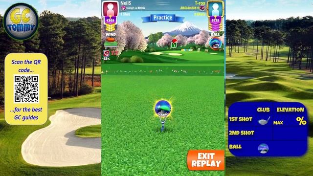 Master, QR Hole 4 - Par 3, HIO - Hanami Heat 9-hole cup, *Golf Clash Guide* смотреть онлайн
