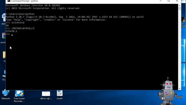 python as a calculator, पाइथन को केलकुलेटर की तरह कैसे यूज करे смотреть онлайн