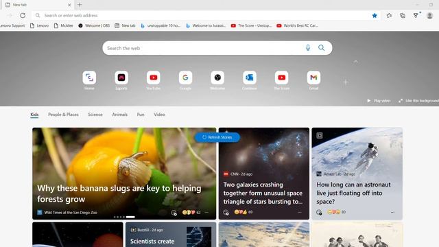 New tab Personal Microsoft Edge 2022 02 27 10 58 33 смотреть онлайн