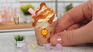 Миниатюрный Напиток! 🤩 Очень Вкусный Чай Бабл Ти на Мини Кухне 😍 Мини Кухня