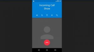 Nexus 4 Android 5.0. Fake Call Screen. Incoming call.