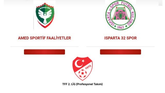 Amed Sportif - Isparta 32 Spor maçı ne zaman, hangi kanalda, saat kaçta? смотреть онлайн