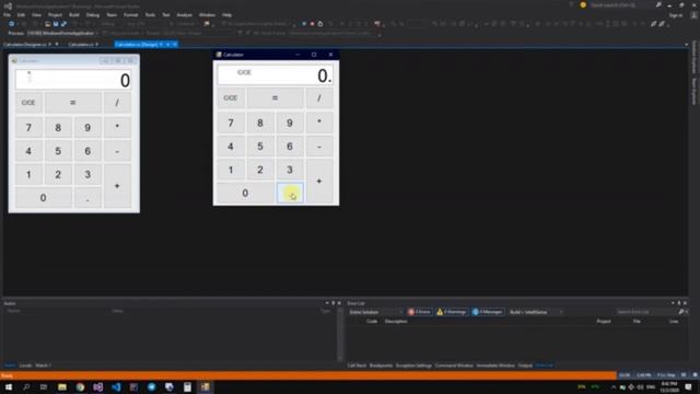 Programming a simple calculator using the C # windows form смотреть онлайн
