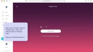 How to redeem code on Calmind