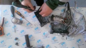 Ремонт строительного инструмента в Балаково | Перфоратор METABO KHE2444 замена щеток