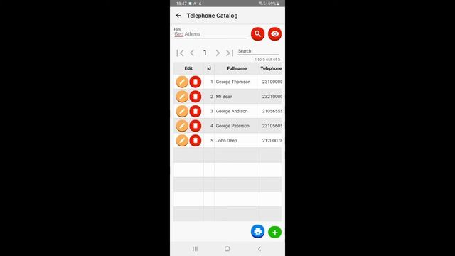 Example Android App made with B4X/EasyCode