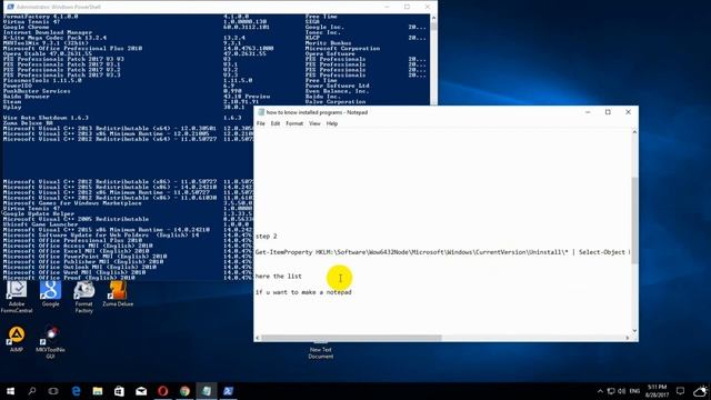 How to Create a List of Your Installed Programs on Windows 10 смотреть онлайн