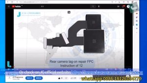 JCID V1S Pro V1SE Tag-on wide angle camera repair FPC operation | iPhone camera repairing solution