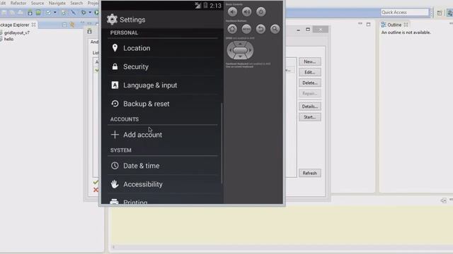 First Android app - Install and run the your first app with Andriod SDK - tutorial- Sinhala
