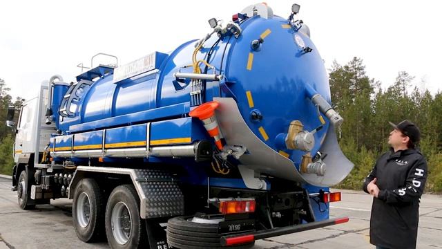 Илососная машина МВС-18 МАЗ-6312С9 Геркулес HOTBOX