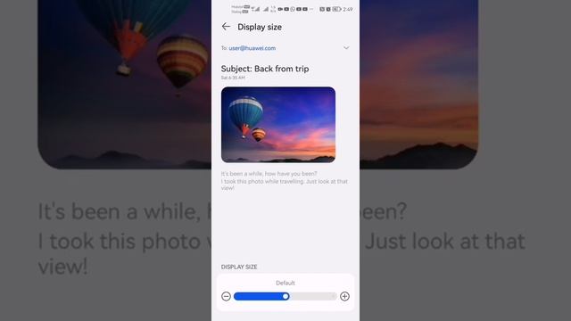 Display settings of EMUI 12. смотреть онлайн