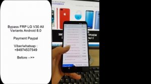 Bypass FRP Lock Google Account LG V30 Android 8.0 OREO