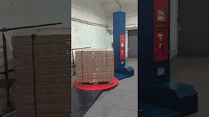 Паллетоупаковщик PRIDE A и B: упаковка товара на складе