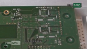 Монтаж SMD-компонентов на настольном установщике QiHe TVM802B