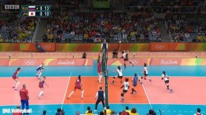 ยานา เชอร์แบน vs บราซิล ญี่ปุ่น โอลิมปิก 2016 Yana Shcherban vs brazil and japan volleyball olympic