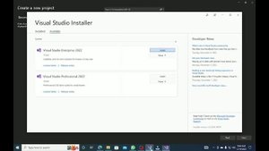How to create an ASP .NET Web Application using .NET Framework in Visual Studio 2022