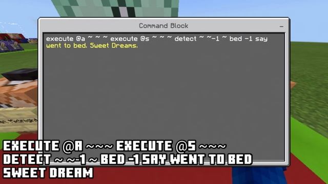 One Sleep Player System Tutorial - Minecraft Command Block Tutorial 1