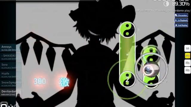 Masayoshi Minoshima feat. nomico - Bad Apple!! (hard) B-Rank смотреть онлайн