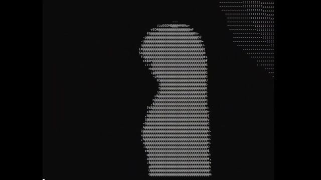 Bad Apple! command prompt ascii animation