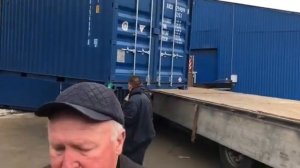 Доставка 20 футовых контейнеров с разгрузкой