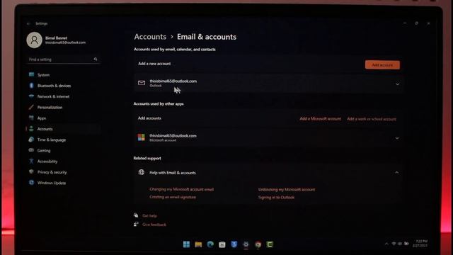 Windows 11 - How To Remove Microsoft Account !