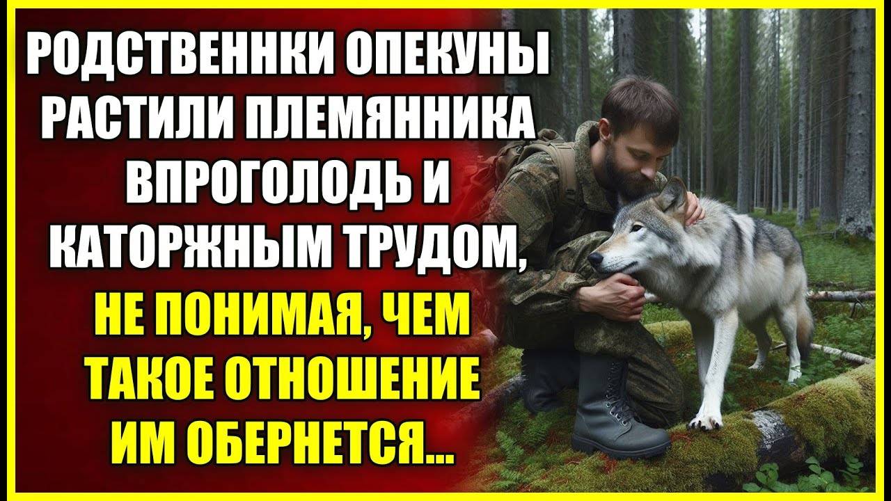 Опекуны растили ПЛЕМЯННИКА впроголодь и каторжным трудом, не понимая чем это им обернется.