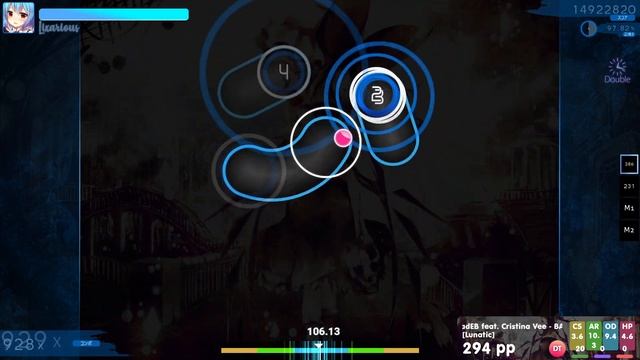 osu! | Kasztanoo | RichaadEB feat. Cristina Vee – BAD APPLE!! [Lunatic] +DT | 3x SB