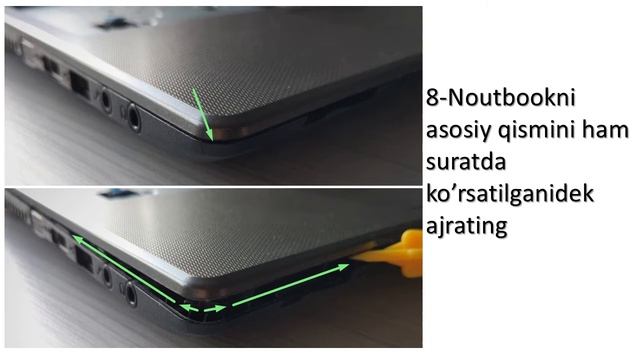 Noutbookni Professionallardek ta'mirlash.