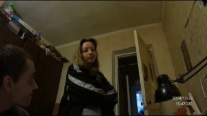 Ксюша с папой у компьютера - 22.11.2014