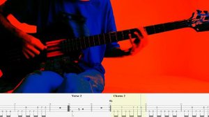 Supermassive Black Hole — Muse — Bass cover with tabs (4k)