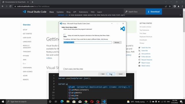 How to Install Visual Studio Code (VSCode) on Windows 10 in 1 minute смотреть онлайн