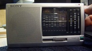 Sony ICF-SW11. Средние волны (AM).2018 /09/21. 21:00 МСК.