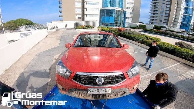 SsangYong Actyon Sport GRÚA PLATAFORMA смотреть онлайн