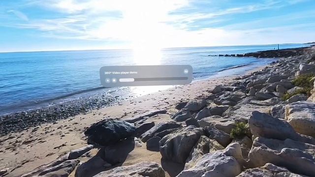 Open-source 360° video player for visionOS (Apple Vision Pro) смотреть онлайн