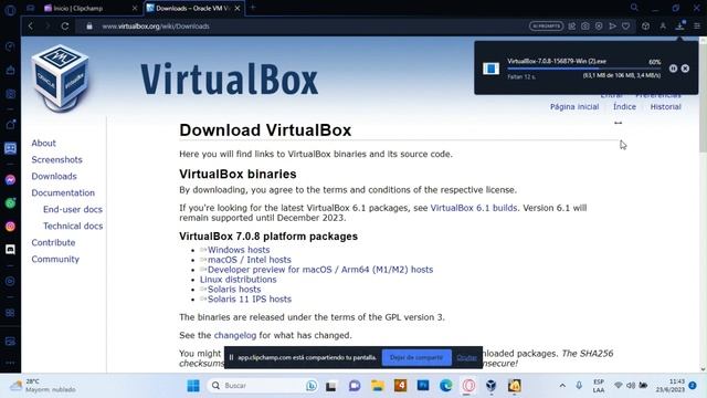 Intalación de Virtualbox смотреть онлайн