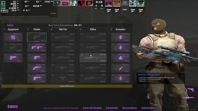 Counter-Strike 2 : ON RTX 3050 + Ryzen 5 5600X | 1440x1080 смотреть онлайн