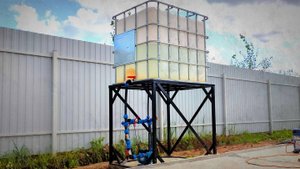 Еврокуб для полива огорода. Продуманная  система на 3 режима