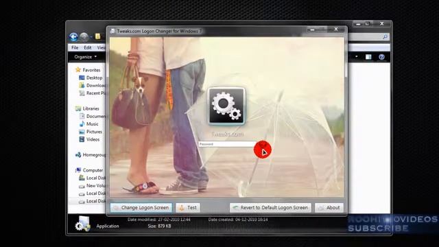 How to change logon screen in windows 7.mp4 смотреть онлайн