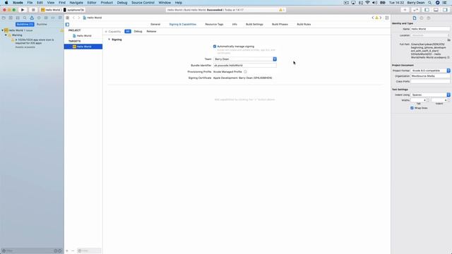 Getting Started in iOS app Development. смотреть онлайн
