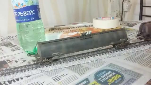 Состаривание вагона без помощи красок