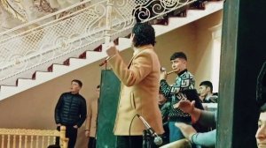Гуфрони Шерали дар туй бо раққосаҳо