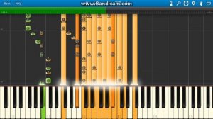Fleetwood Mac - Don't Stop Piano Tutorial - How to play - Synthesia