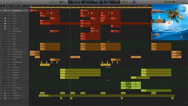 Downtempo Logic Pro X Template смотреть онлайн