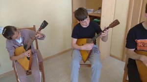 Балалайка. Детский ансамбль балалаечников "СИЯНИЕ". Репетиция. "Коробейники"