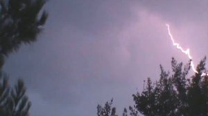 Thunder & Lightning Right Outside The Door (8-19-13)