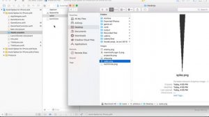 Construct 5 iPhone Diversions with Xcode 8 and Quick 3 (12  Adding the art to Xcode)