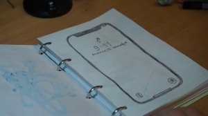 Рисую iphone X мелками BIC