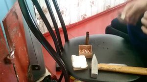 Запрессовка капсюлей центробой.